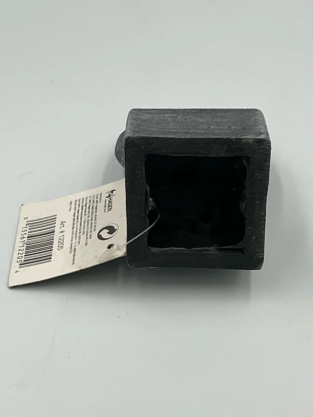NWT Marina Betta Kit 2L Black Crescent Marble Mini Sculpture